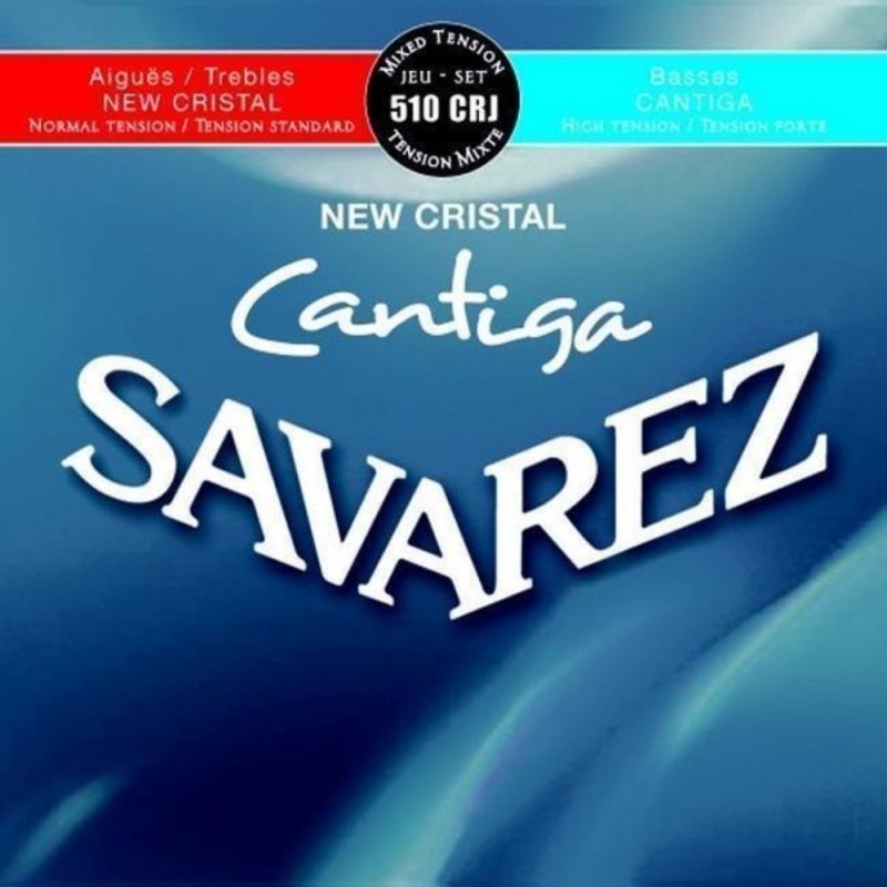 Savarez 7165358 Struny do gitary klasycznej New Cristal Cantiga